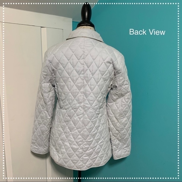 Jones NEW YORK Light Grey Quilted Jacket - Picture 3 of 10